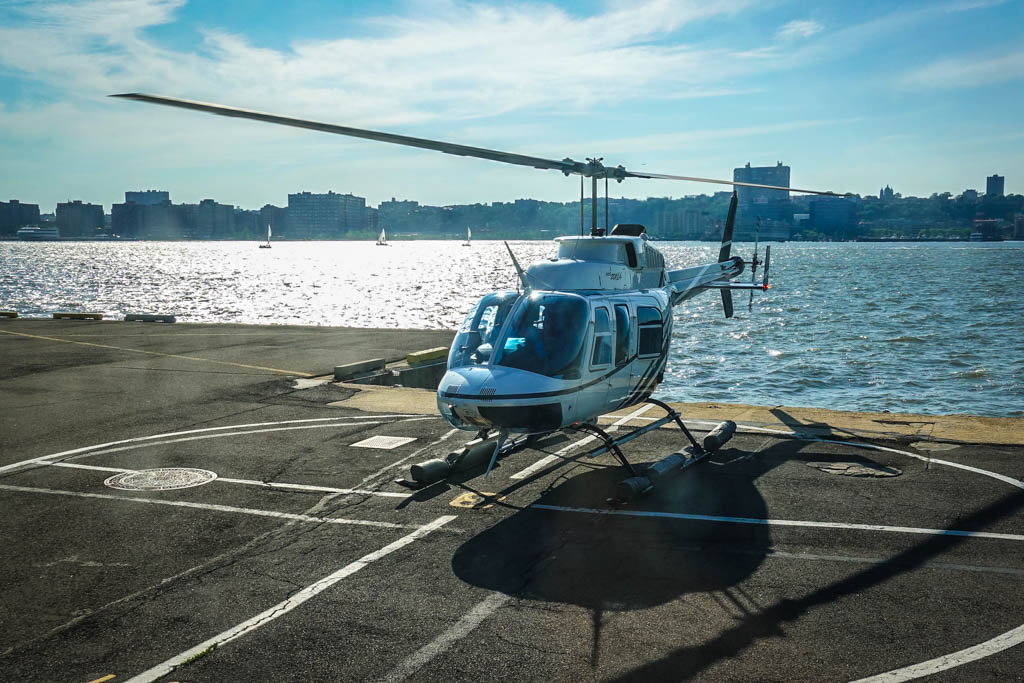 Нью Йорк: В аэропорт на вертолёте